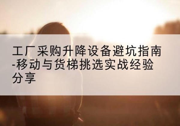 巴东移动式升降机怎么选-工厂采购升降设备避坑指南-移动与货梯挑选实战经验分享